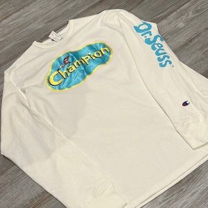 DR. SEUSS WHITE LONG SLEEVE